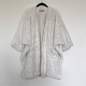 Anthropologie Saturday Sunday Faux Fur Jacket